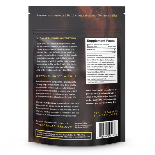 REVITALIZE: Black Superfoods Jing Kidney Nourishment + Adrenal Support