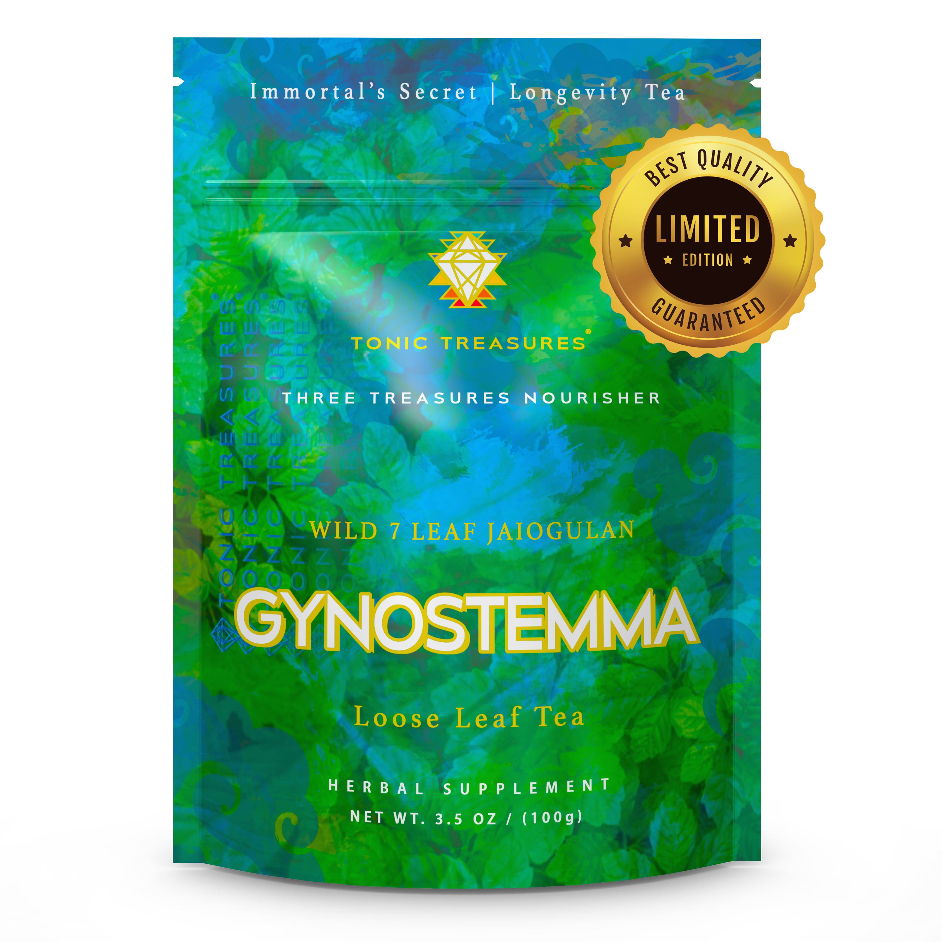 7 LEAF WILD GYNOSTEMMA: Immunity + Longevity Loose Leaf Tea
