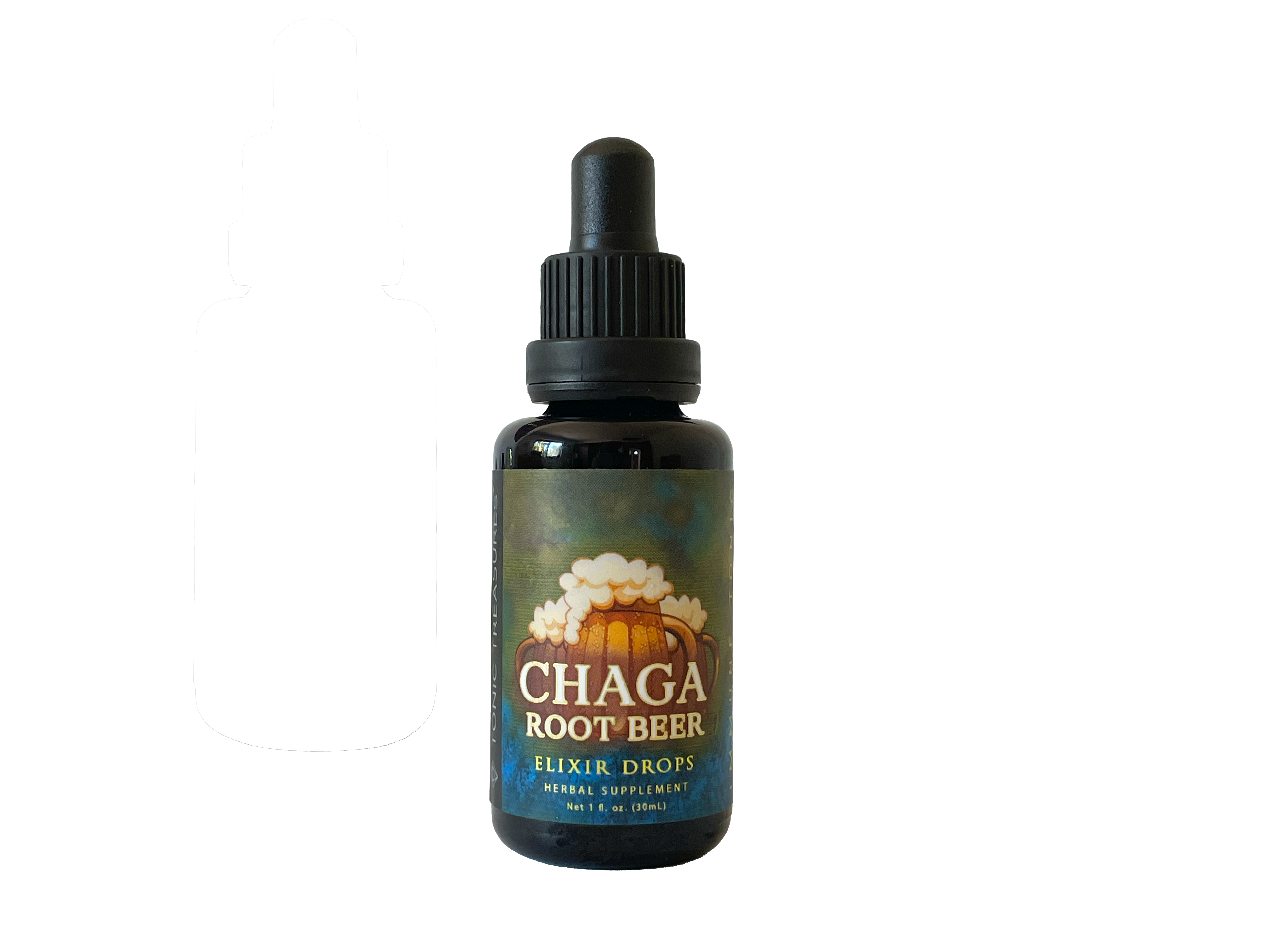 CHAGA ROOT BEER: Liver + Kidney Support Elixir Drops