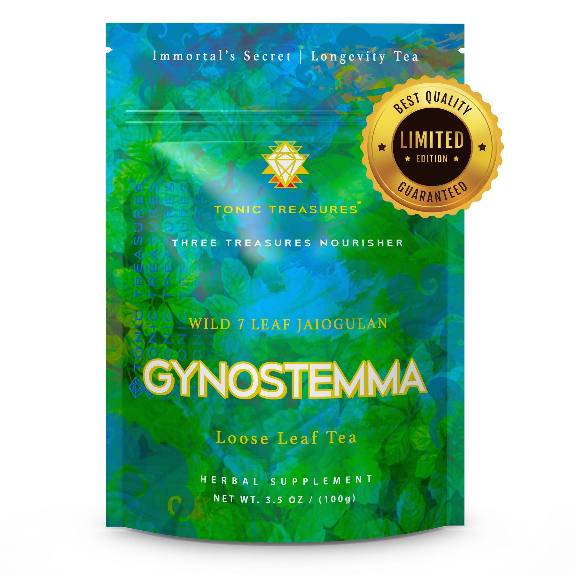 7 LEAF WILD GYNOSTEMMA: Immunity + Longevity Loose Leaf Tea