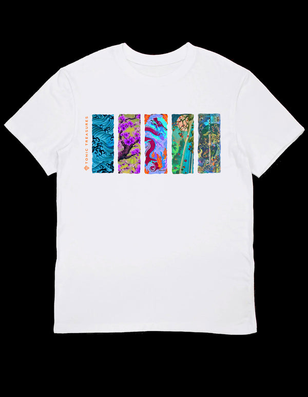 ORGANIC COTTON 5 ELEMENTS T-SHIRT | LIMITED EDITION '24