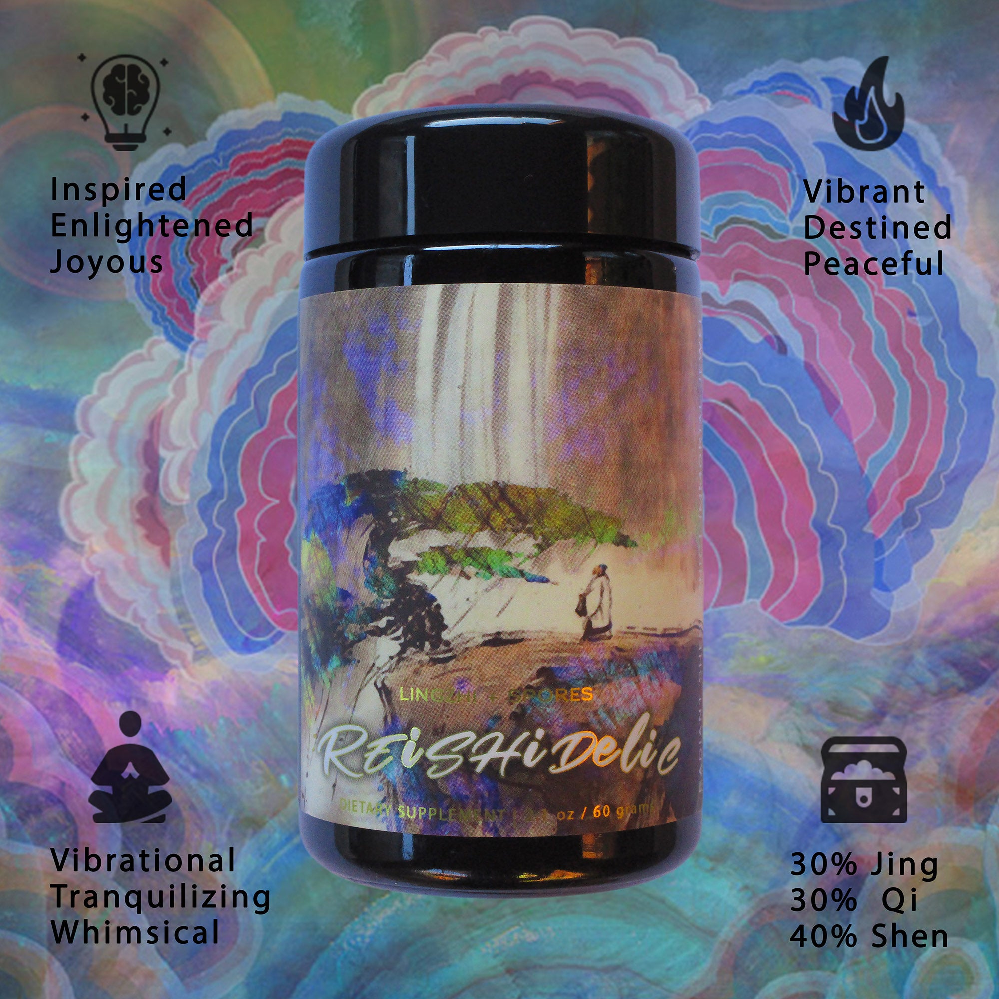 REISHIDELIC: Reishi + Spores Spirit Potency Activation Tonic